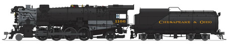 BROADWAY LIMITED 7598 HO CHESAPEAKE & OHIO K-2 MIKADO #1194 SONIDO 12-VC PARAGON4 | Zustand: New