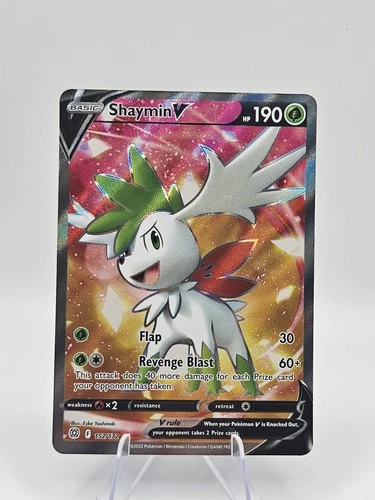 Shaymin V 152/172 Pokemon TCG Brilliant Stars Sword Shield Full Art Rare Card NM