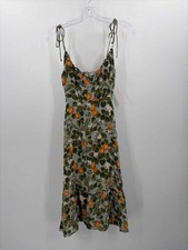 Pre-Owned Reformation Green Size 2 Knee Length Sleeveless Dress
