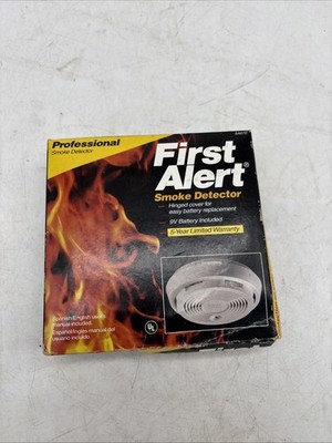 NEW Vintage First Alert Smoke & Fire Detector Professional Model 83R 1994 SEALED
