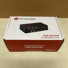 AV Access 4KIP100-KVM 4K KVM Extender Over IP 1:1 HDMI USB 2.0 120m