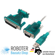 USB 2.0 zu RS232 9/25 Pin COM-Port  Serieller...