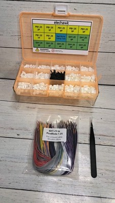 Pre-Crimped Cables and Connectors Kit Compatible with JST GH 1.25mm and Molex...