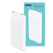 Image of Prevo Sp3012 10000Mah Dual Slim Portable Power Bank White
