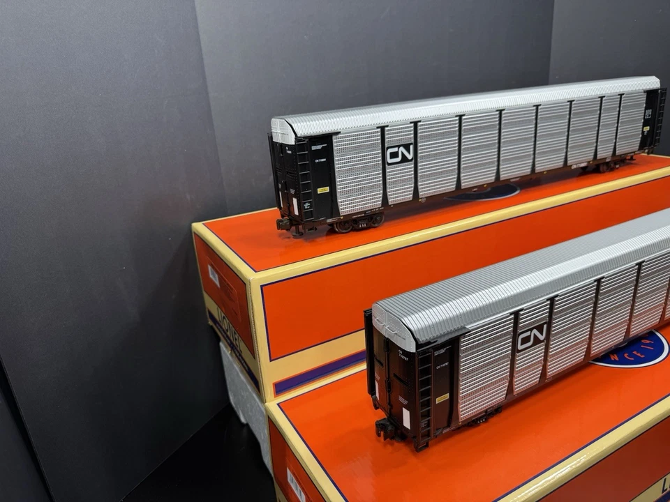 Lionel 6-19397 Canadian National CN 89' corrugated auto carrier 2-pack LNIB - Image 2 of 4