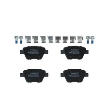 Satz Bremsbeläge Bremsklötze hinten für Audi A1 8X1 8XA A3 8P1 8P7 8PA | 2382