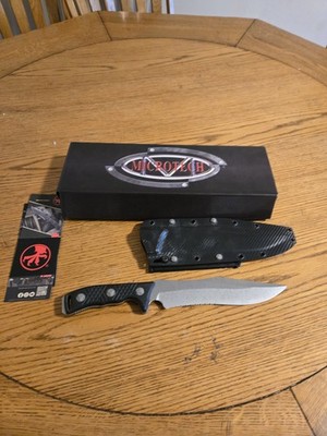 Microtech Arbiter Fixed Knife Premium Steel Blade Black Polymer Handle - 104-10