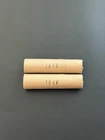 2 Roll Lot Of 1946 Uncirculated BU Old Bank Wrap Lincoln Wheat Penny Cent 1C