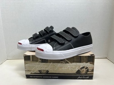 CONVERSE JACK PURCELL EV-3 LOW UNISEX MEN SZ 4.5 = WOMEN SZ 6 SHOES BLACK NEW