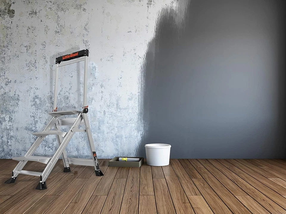 Foldable Aluminum Stool, 2.2-Ft, 375 lb Capacity - Image 4 of 4