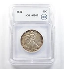 1942 Walking Liberty Half Dollar MS65 ICG *3709