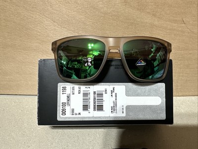 Oakley Sonnenbrille Leffingwell OO9100-0357 mattes Sepia-Gestell Prizm Jade Iridium