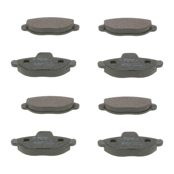 2 BremsbelagsäTze Scheibenbremsen 17 Mm Bosch FüR Fiat Cinquecento-image