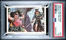 1966 Topps A & BC Batman Black Bat #31 Threat Of The Cat PSA 3 VG