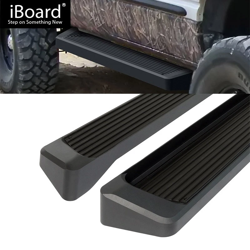 Running Board 6in Aluminum Black Fit Dodge Ram 1500 2500 3500 Club Cab 94-01 Foto 2 de 4