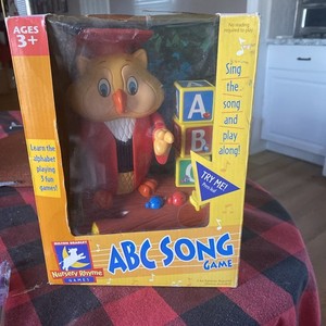 Vintage Milton Bradley ABC Sons Game Nursery Rhyme Alphabet Toy