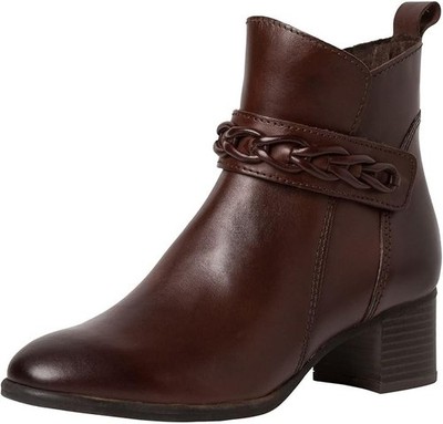 Marco Tozzi 2-25304-41 361 Cafe Gr. 37 Damen Leder Stiefeletten UVP: 89  (5506)