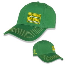 LP86276 - John Deere Men's Green Twill NRLAD Embro Cap