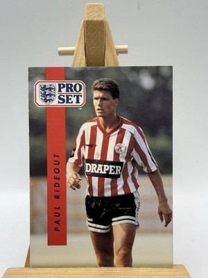1990-91 Pro Set England #212 Paul Rideout Southampton FC Football Card