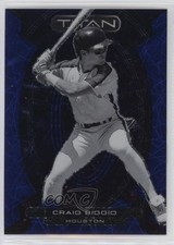 2023 Panini Chronicles Titan Blue Velocity Prizm 45/99 Craig Biggio #20 HOF pe8