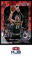 2019-20 Hoops Premium Stock Jamal Murray Prizms Red Cracked Ice #46 Nuggets