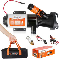 RV Macerator Pump 12V,Portable Waste Pump,12Gpm Suction 3.2 Feet Lift 14 Feet