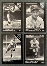Lloyd Waner, Mickey Cochrane, Red Ruffing, Charlie Grimm, Sporting News 1991