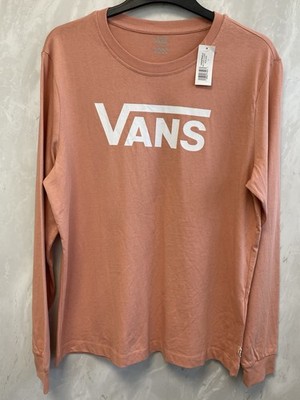 Vans Rose Dawn Langarm Grafik Logo Classic Baumwolle T-Shirt UKL PB