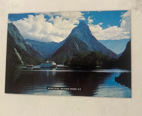 Mitre Peak, Milford Sound, NZ Postcard