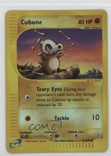 Cubone Reverse Foil Pokemon e-Card Series Aquapolis #72 2003 on eBay