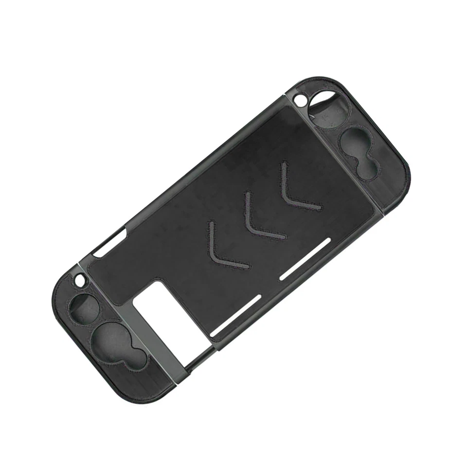 Funda protectora negra antiarañazos PC metálica para Nintendo Switch ewws Foto 3 de 4