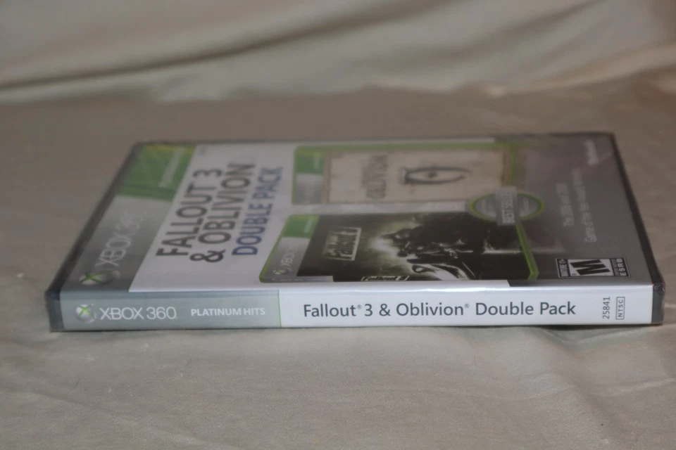 Fallout 3 & Oblivion Double Pack (Microsoft Xbox 360, 2012) NEW SEALED *READ* - Image 4 of 4