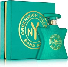 Bond No. 9 Greenwich Village 3.3 oz./100 ml. Eau de Parfum Spray New in Box