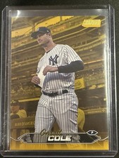 🔥Gerrit Cole 2024 Topps Stadium Club #165 Gold Foil NY Yankees