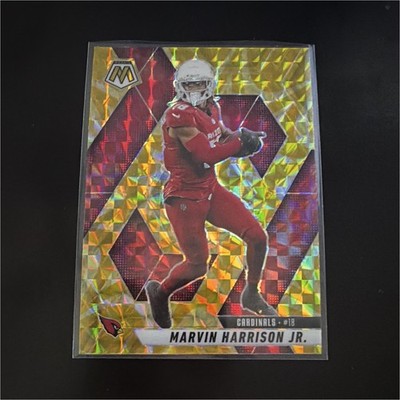 2025 Panini Mosaic Marvin Harrison Jr. Gold parallel Arizona Cardinals #29 NFL