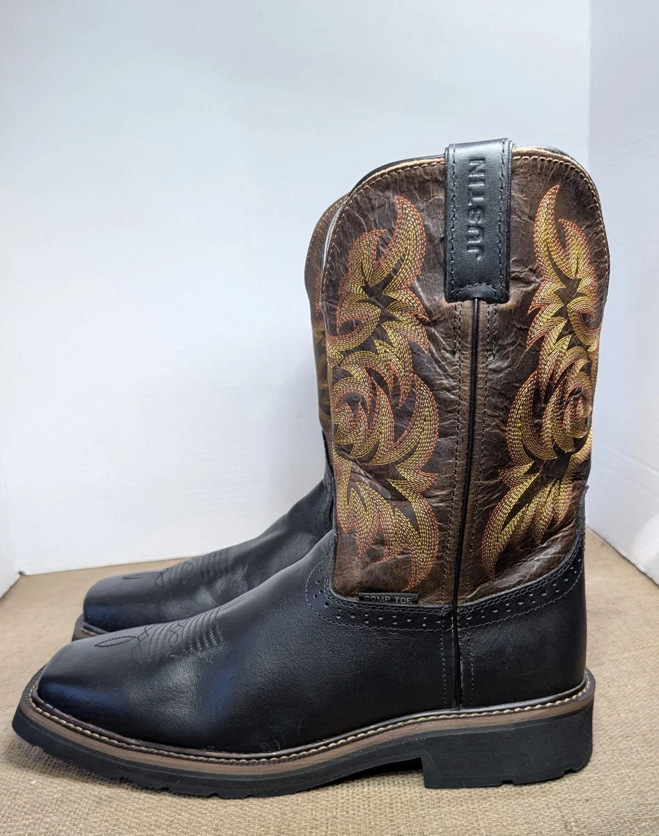 Justin Stampede Work Boots for sale | eBay display picture 1