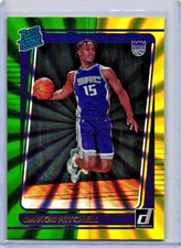Panini Donruss RR Davion Mitchell Green And Yellow Laser