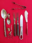 Antique/Vintage Utensil Lot-Bob Patino-Rogers-Civil War Era-US Militaria(lot#4)