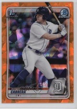 2020 Bowman Chrome Draft Sapphire Edition Orange 21/25 Daniel Cabrera 1s8m