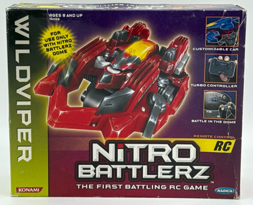 Nitro Battlerz Wild Viper RC Turbo Car Set Konami Radica 2003