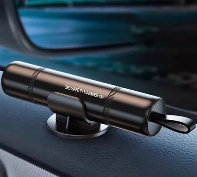 Auto Sicherheit Hammer Fenster Glasbrecher Sicherheitsgurt Schneider Notfall Flucht Werkzeug UK