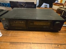 JVC TD-R411 Stereo Cassette Deck Quick Reverse Dolby - Tested/Works - U1107