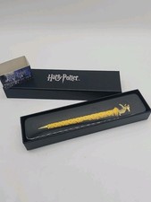 Image of HARRY POTTER | Hogwarts HUFFLEPUFF House PEN | Noble Collection | Gold Plated