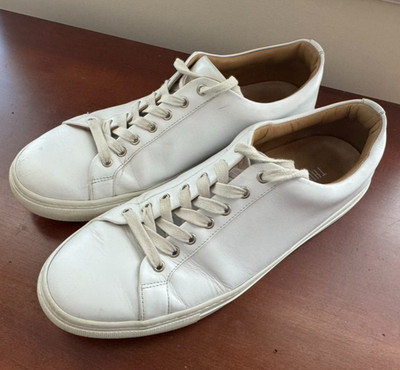 Thursday Boot Co Premier Low Top White Leather Sneakers Mens Pre-Owned