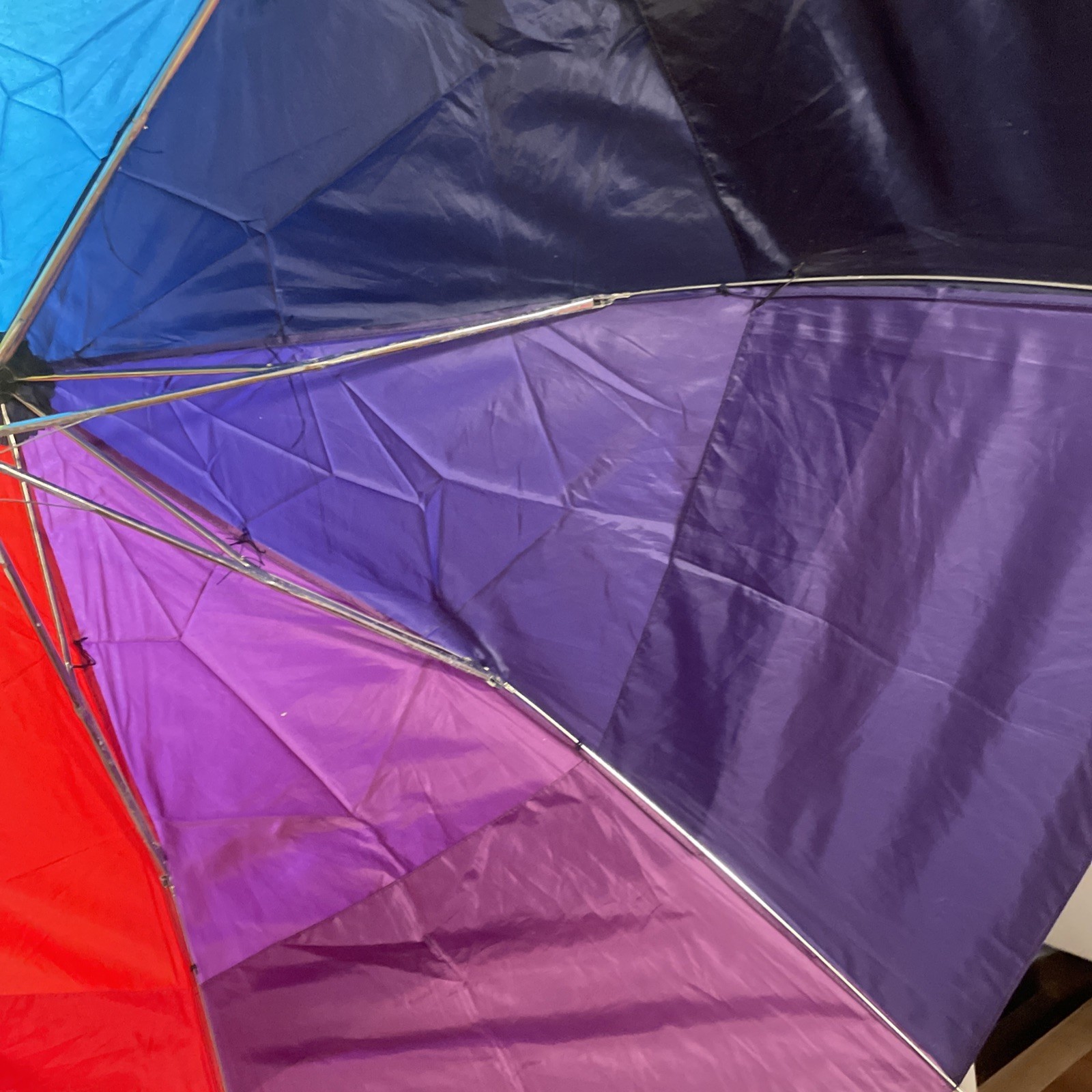 Totes Rainbow Umbrella Auto-Open- 4’  Coverage - image 3