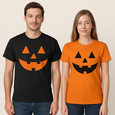    Jack-O  -Lantern Halloween Face T-Shirt