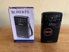 Roberts Radio Sports 925 Personal Pocket Portable FM/AM Boxed.