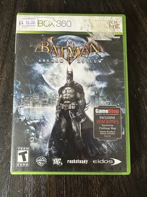XBOX 360 Game Batman Arkham Asylum CIB Complete In Box 