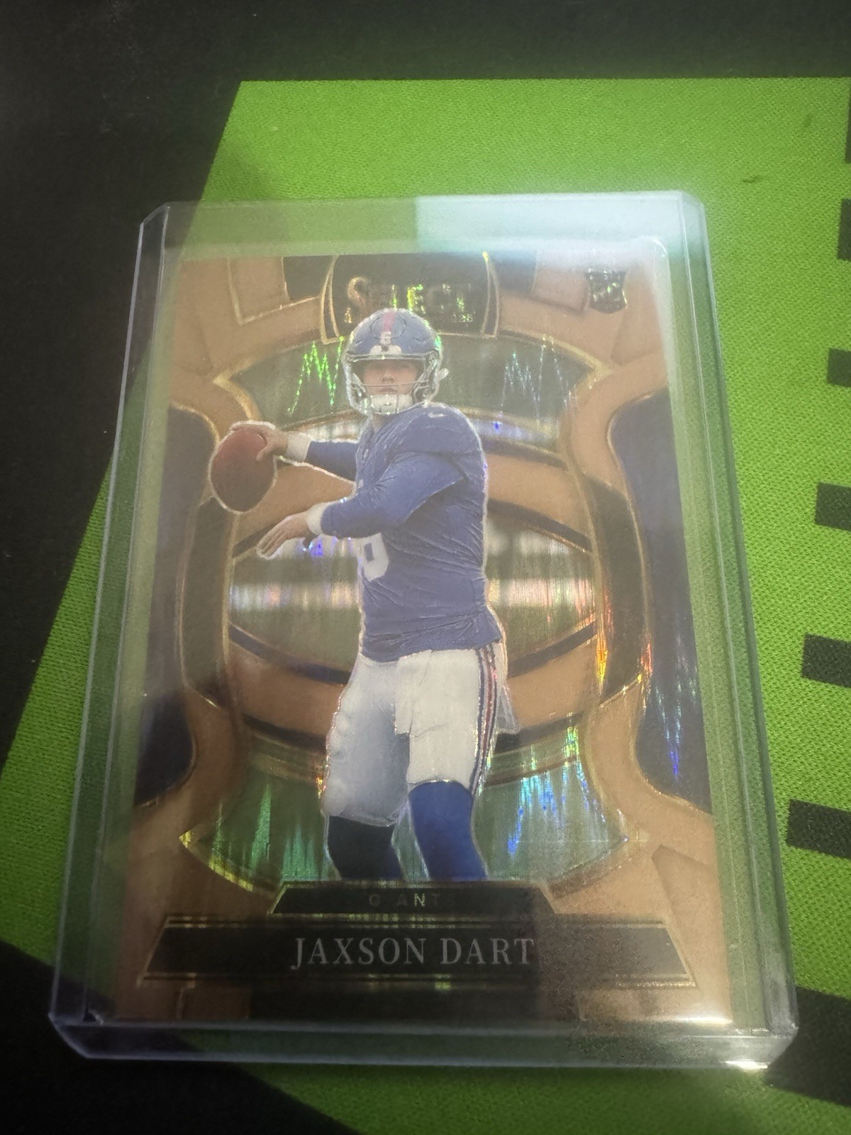 2025 Panini Select - Concourse Jaxson Dart #93 Copper Shock Prizm /899 (RC)