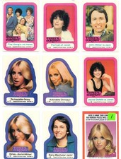 Three's Company incomplete set of 42 stickers and 9 puzzle cards by Topps